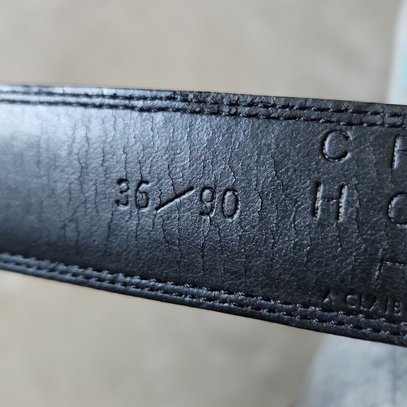 Crazy Horse Black Leather Belt